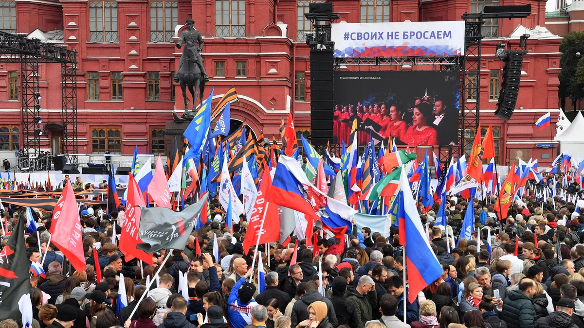 На митинг Своих не бросаемв Москве пришли 50 тысяч человек