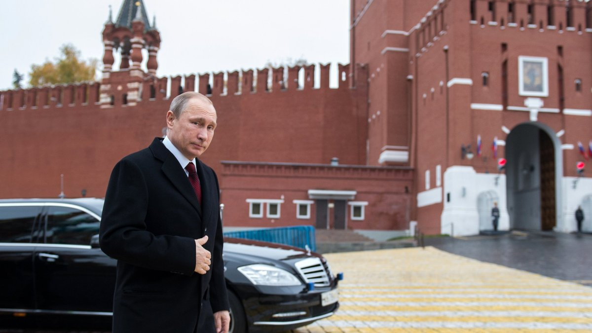 Путин на красной площади