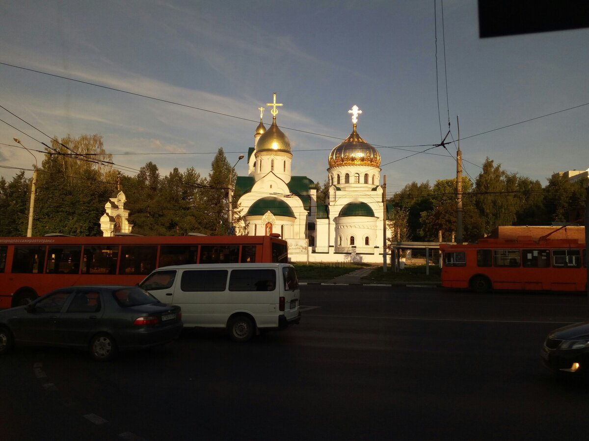 По дороге в центр, жилой район Щербинки