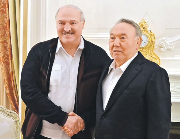 Дружба не ржавеет с годами: Александр Лукашенко побывал  дома у первого Президента Казахстана Нурсултана Назарбаева. Фото: БелТА