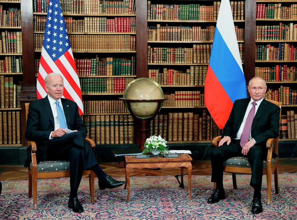 Путин и Байден в Женеве. Фото: tj.sputniknews.ru