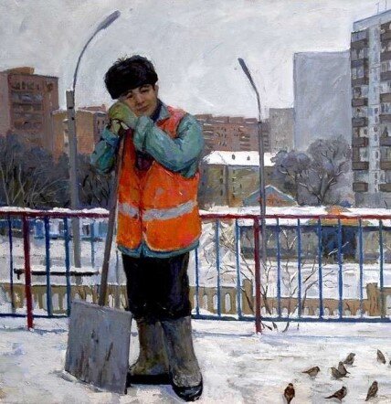 Записки московской бабки // Илл.: Художник Борис Танделов (фрагмент картины)