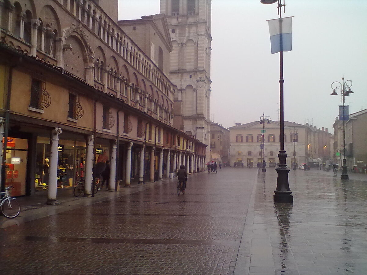 Дождливый день в Ферраре