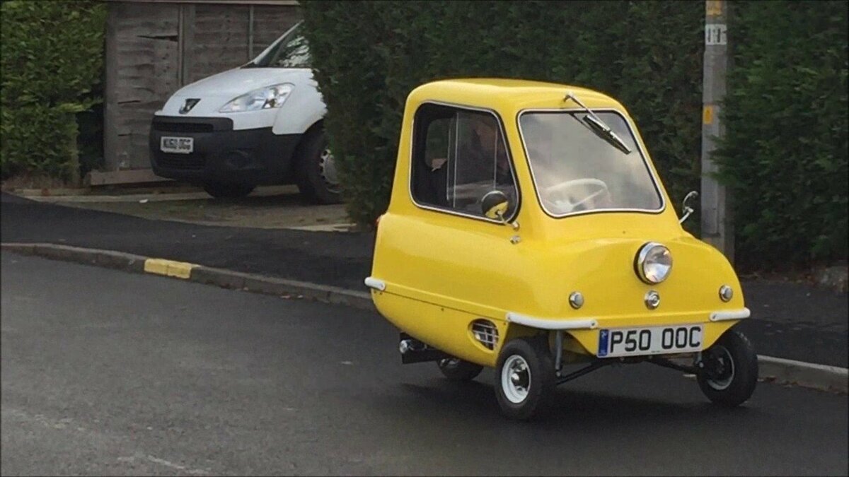 Микроскопический автомобиль Peel P50. Самая маленькая машинка из ныне  существующих | Советская Эра | Дзен