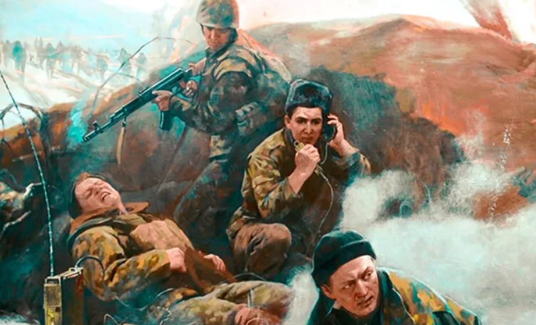 Рота к бою. Диорама Грекова 6 рота. Аргунское ущелье Афганистан.