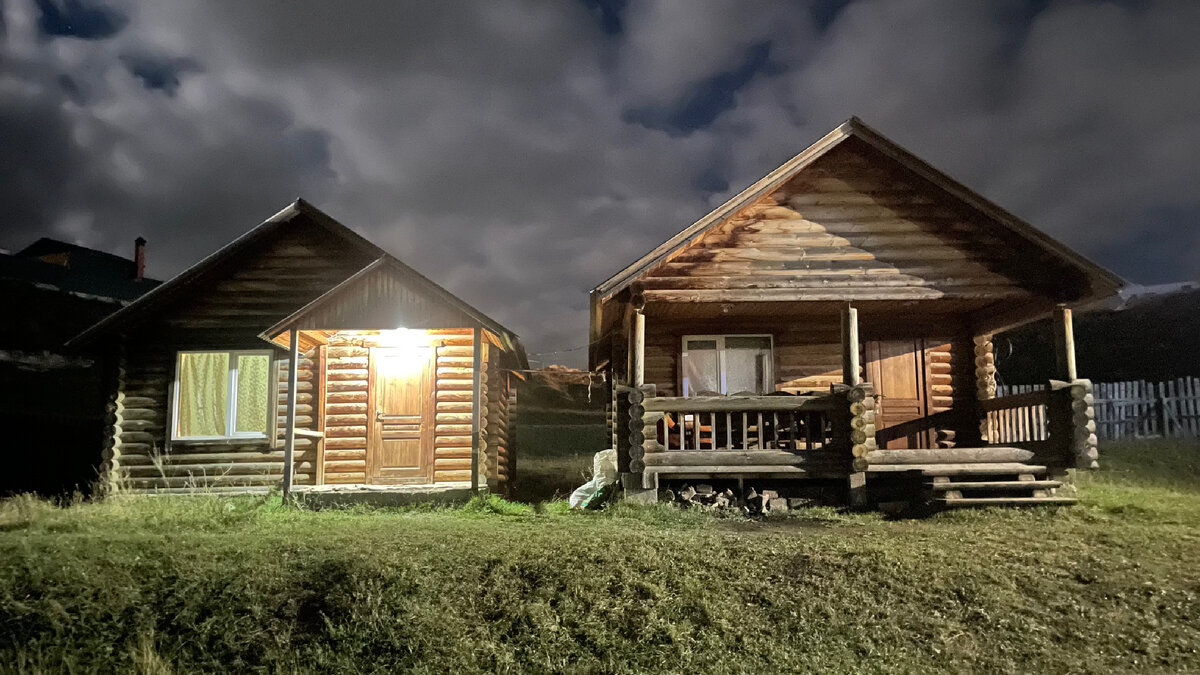 Наш домик слева