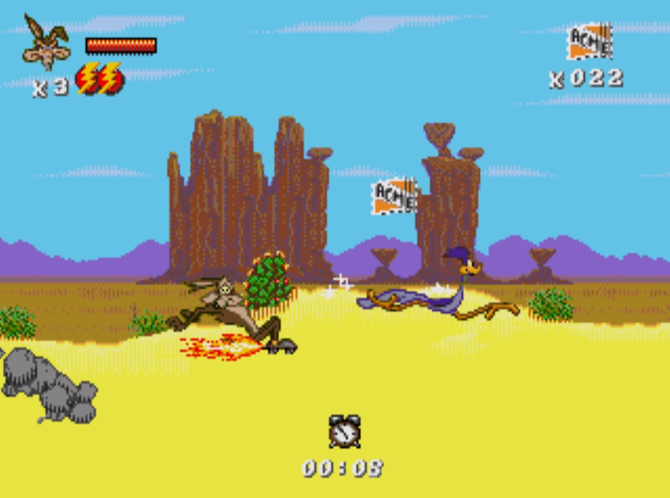 Игры сега разрушитель. Desert Demolition Sega. Игра Desert Demolition сега. Игра сега койот и страус. Койот и дорожный бегун игра на сега.