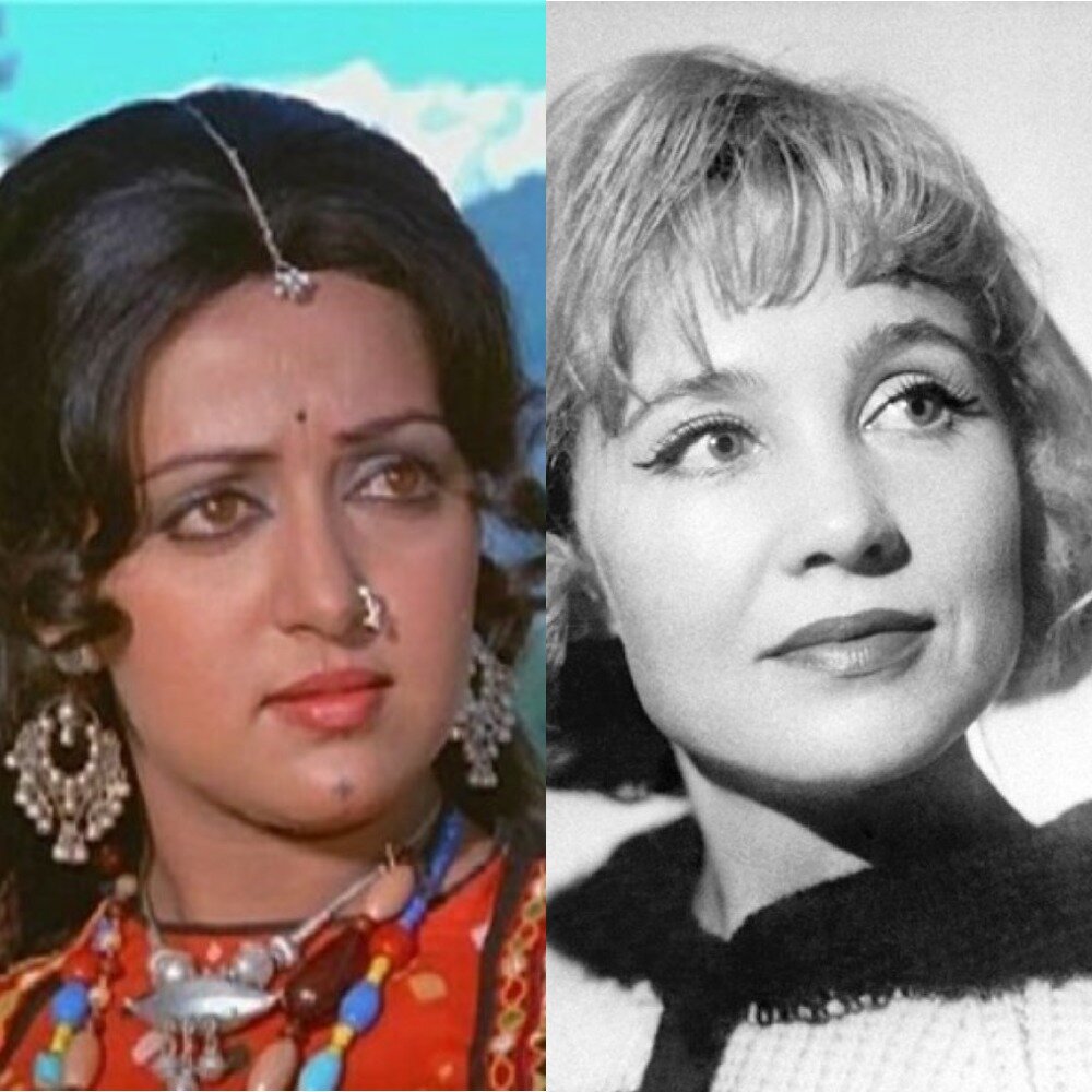 Источник: syl.ru Хема Малини и Надежда Румянцева