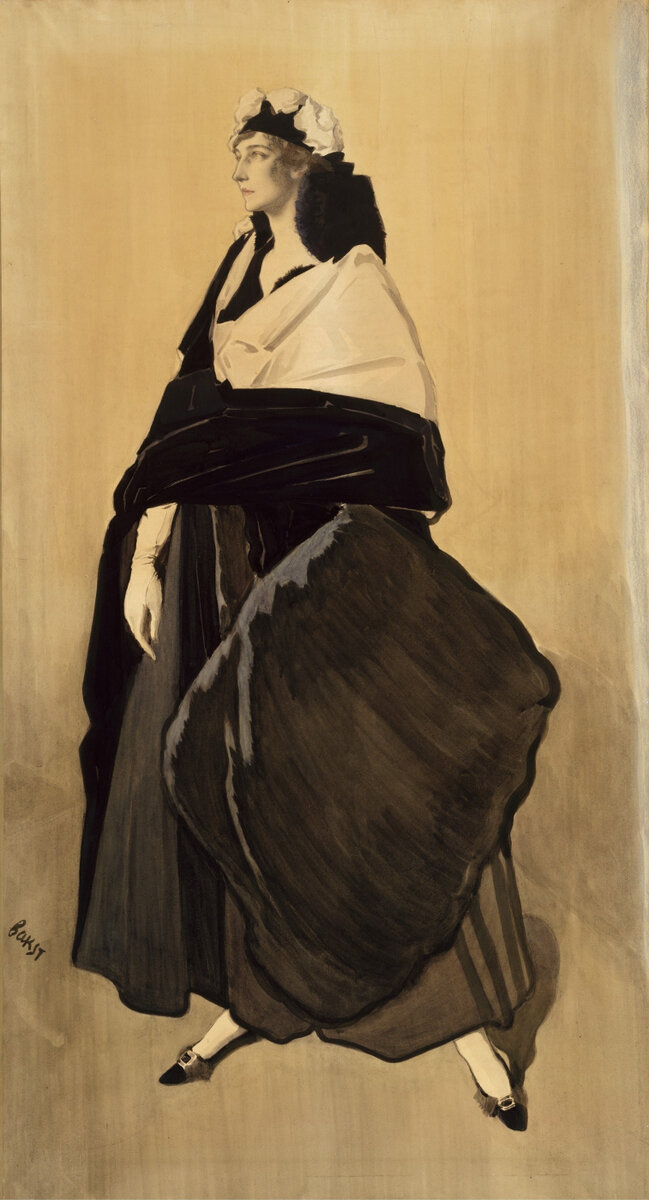 Ида Рубинштейн. Лев Самойлович Бакст (Леон Бакст), 1917
