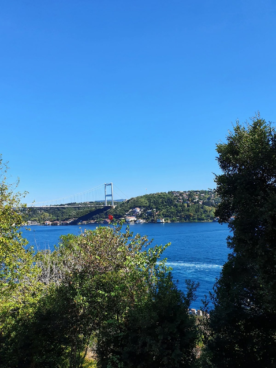 Вид на Босфорский пролив с крепости Румели