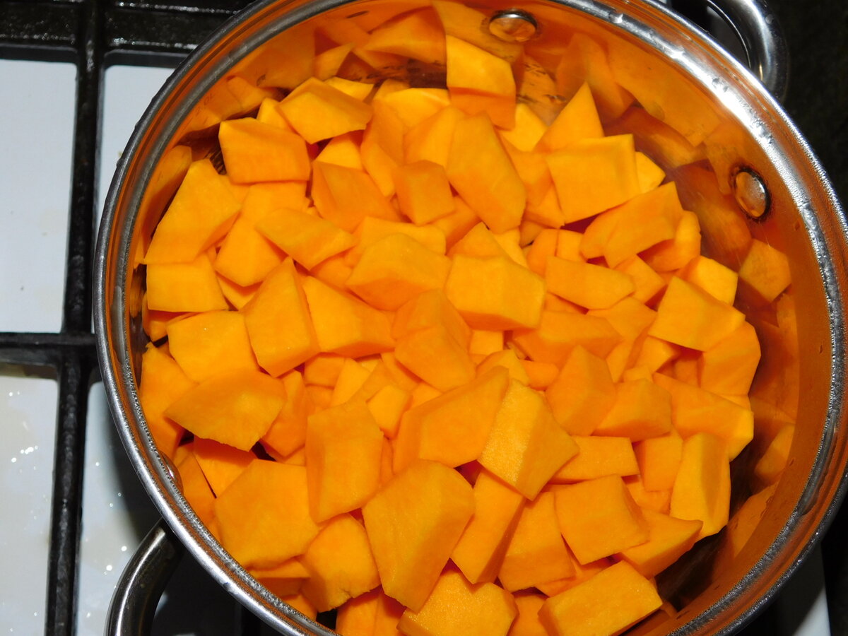 Кусочки тыквы.