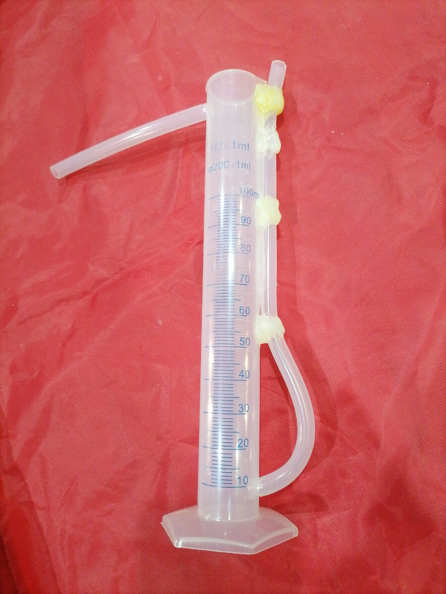 Цилиндр, шланг 6х1,5, термоклей