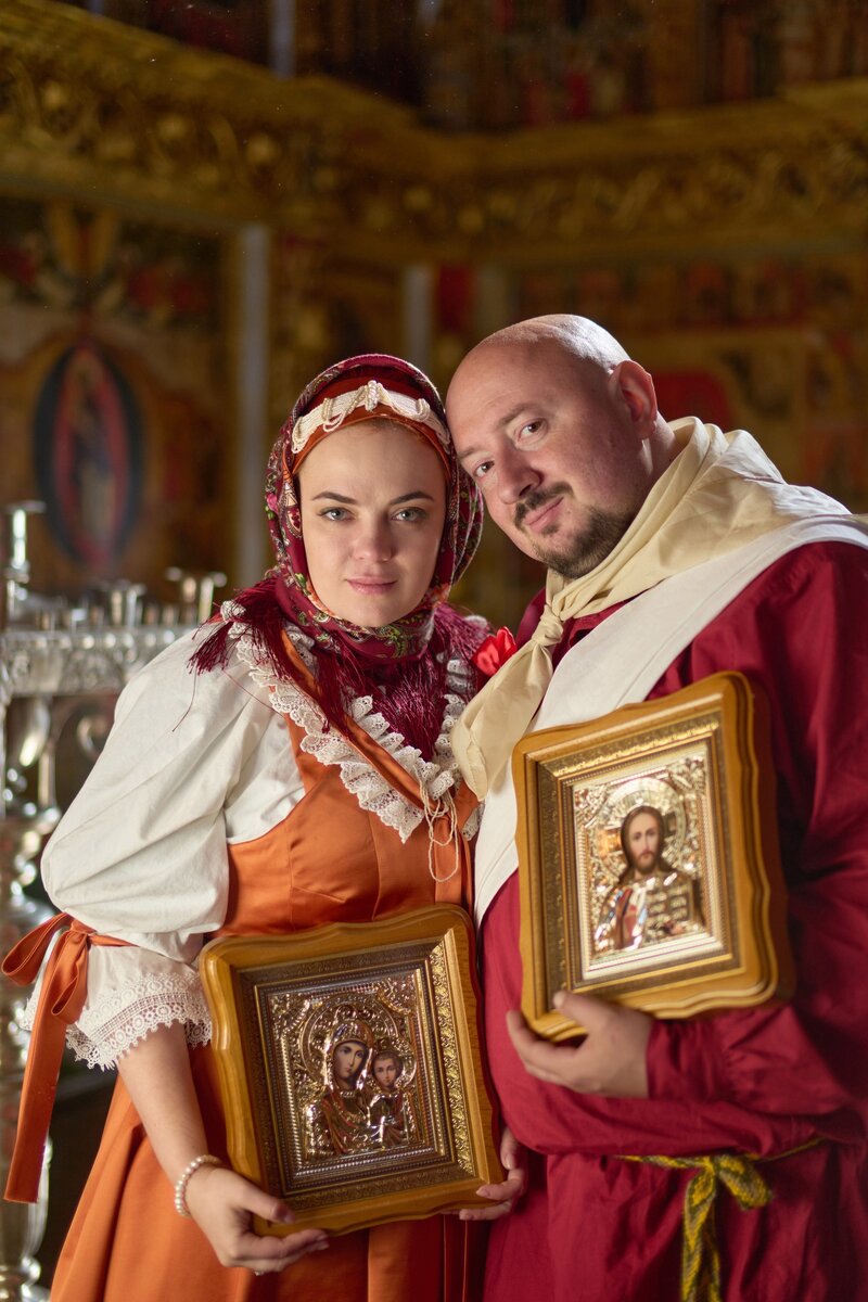 Первое венчание в Преображенской церкви