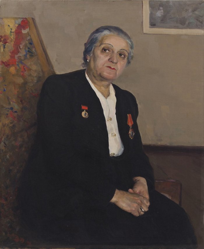 Петрос Малаян. Портрет Ольги Гулазян, 1953. Из коллекции Национальной галереи Армении