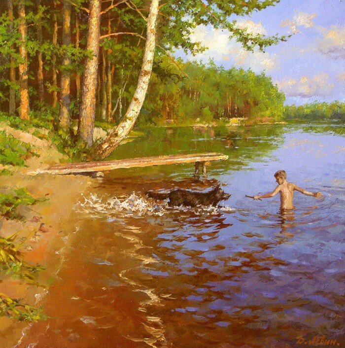 Художник Дмитрий Лёвин.