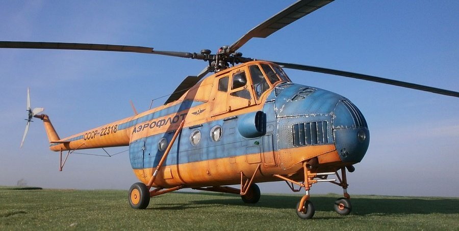 Ми-4 в сравнении с  Sikorsky S-55