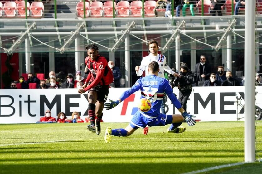 «Милан» победил «Сампдорию», Леан и Меньян стали соавторами единственного гола