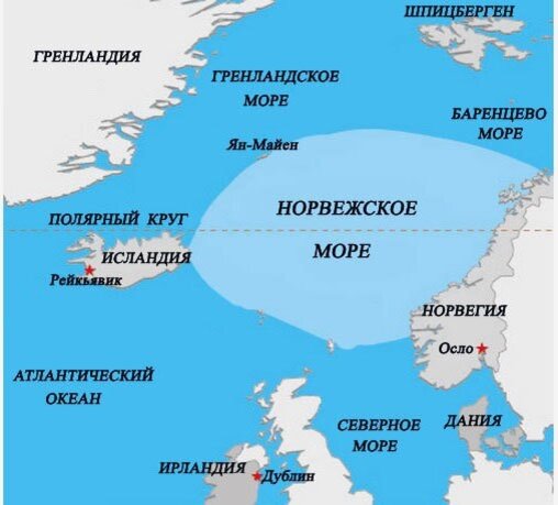 В каком океане расположено северное море. Норвежское море на карте. Норвежское море на Катре. Норвежское Морек на карте. Северное море на карте.