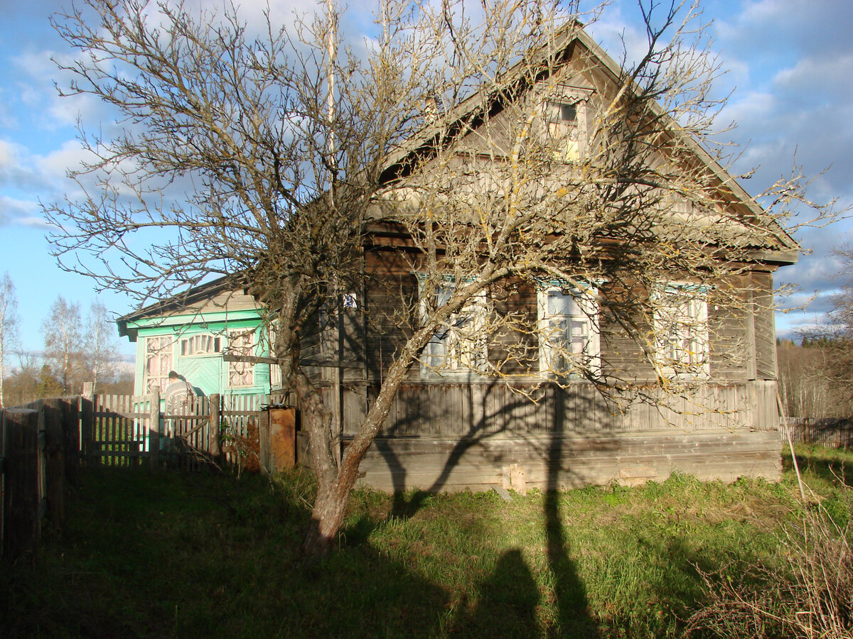 у бабушки в деревне