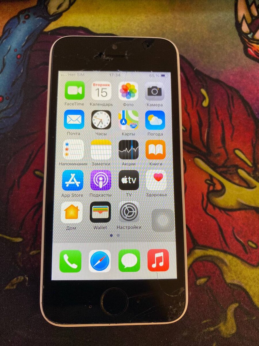 Замена сенсорного стекла и экрана на iPhone 5S