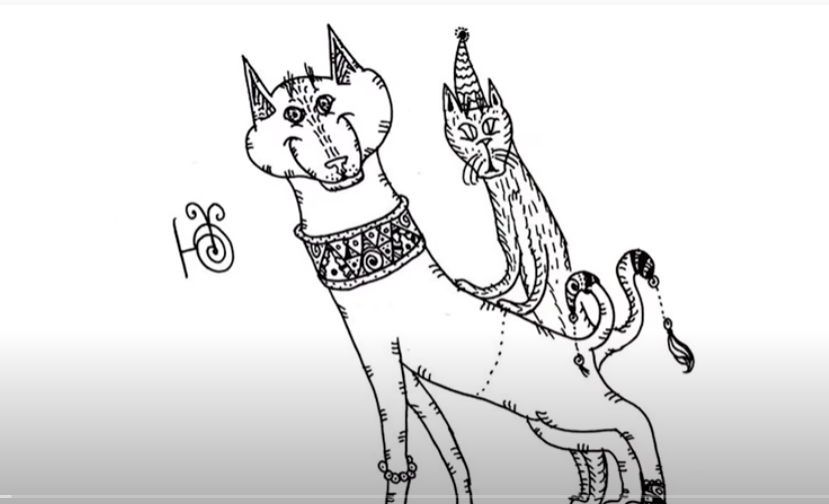 Один из рисунков Юнии