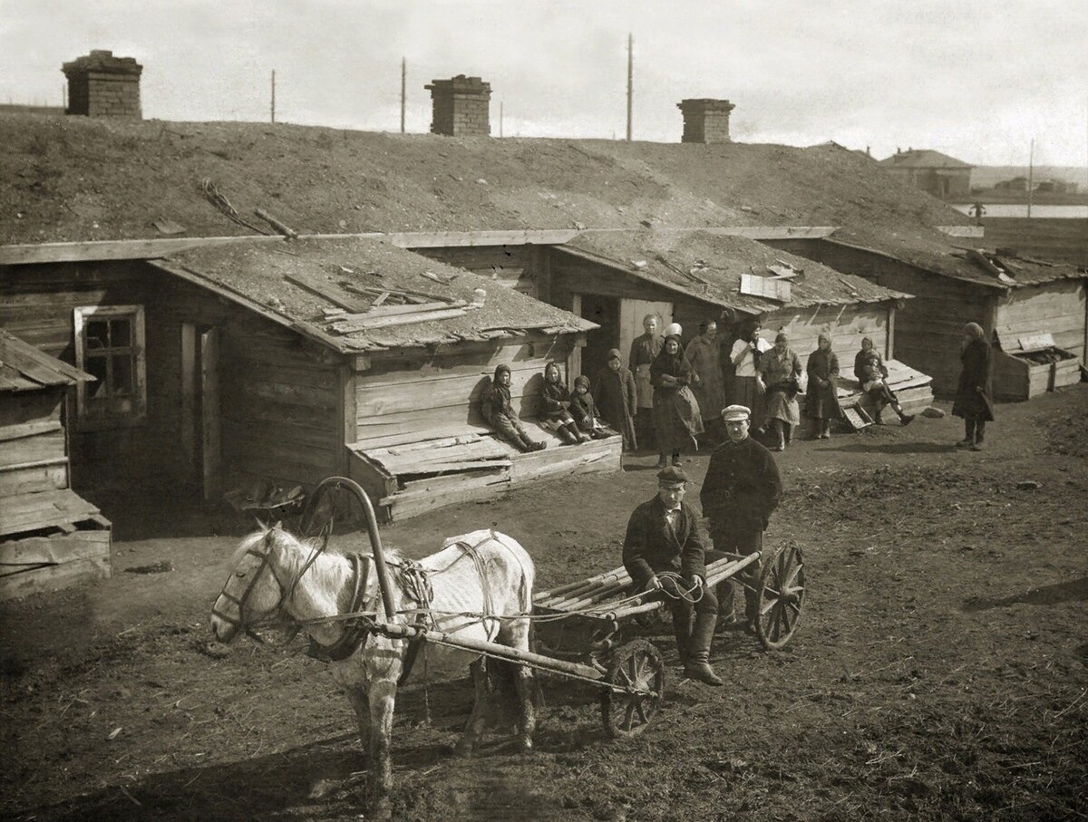 Дореволюционный шахтёрский барак