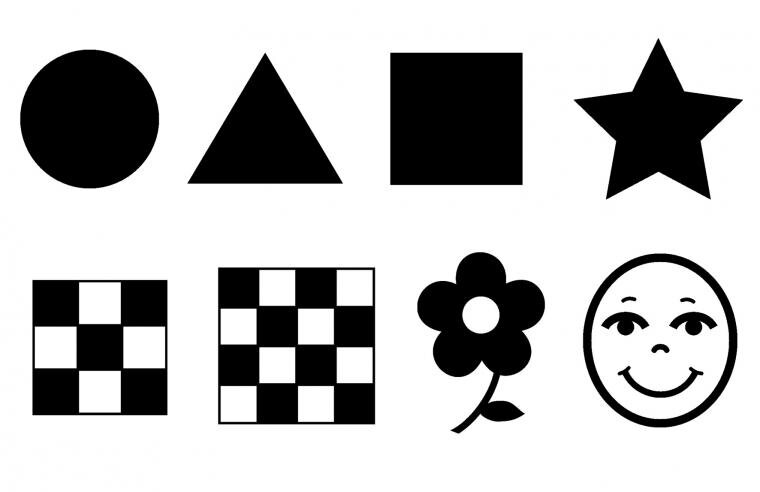 Первые картинки должны быть простыми