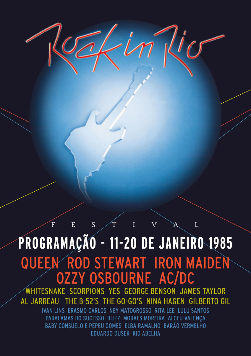 Афиша "Rock in Rio"