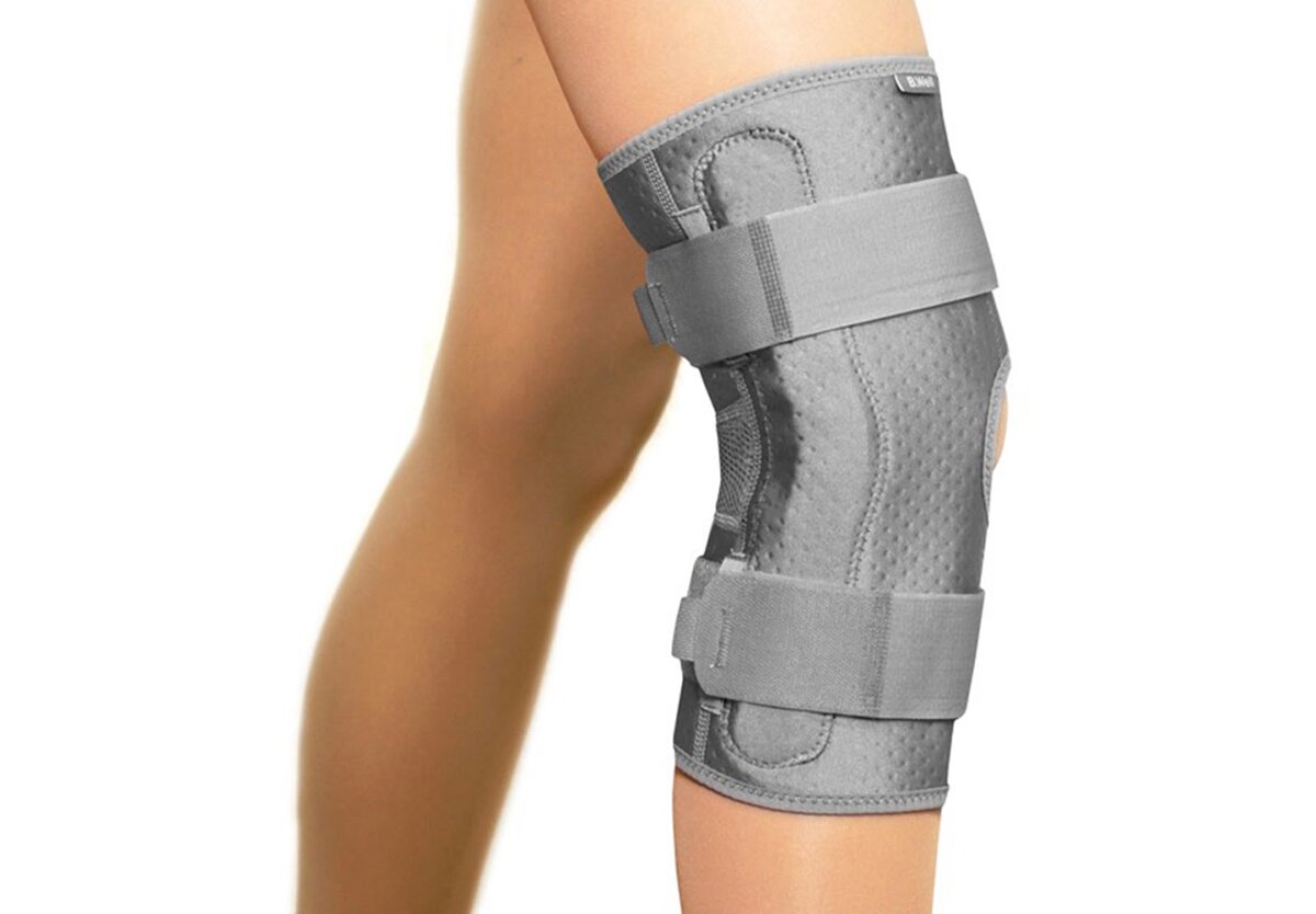 брейс на коленный. бандаж b. Well w-3320 серый l. бандаж коленного сустава усиленный. Orliman 7103.