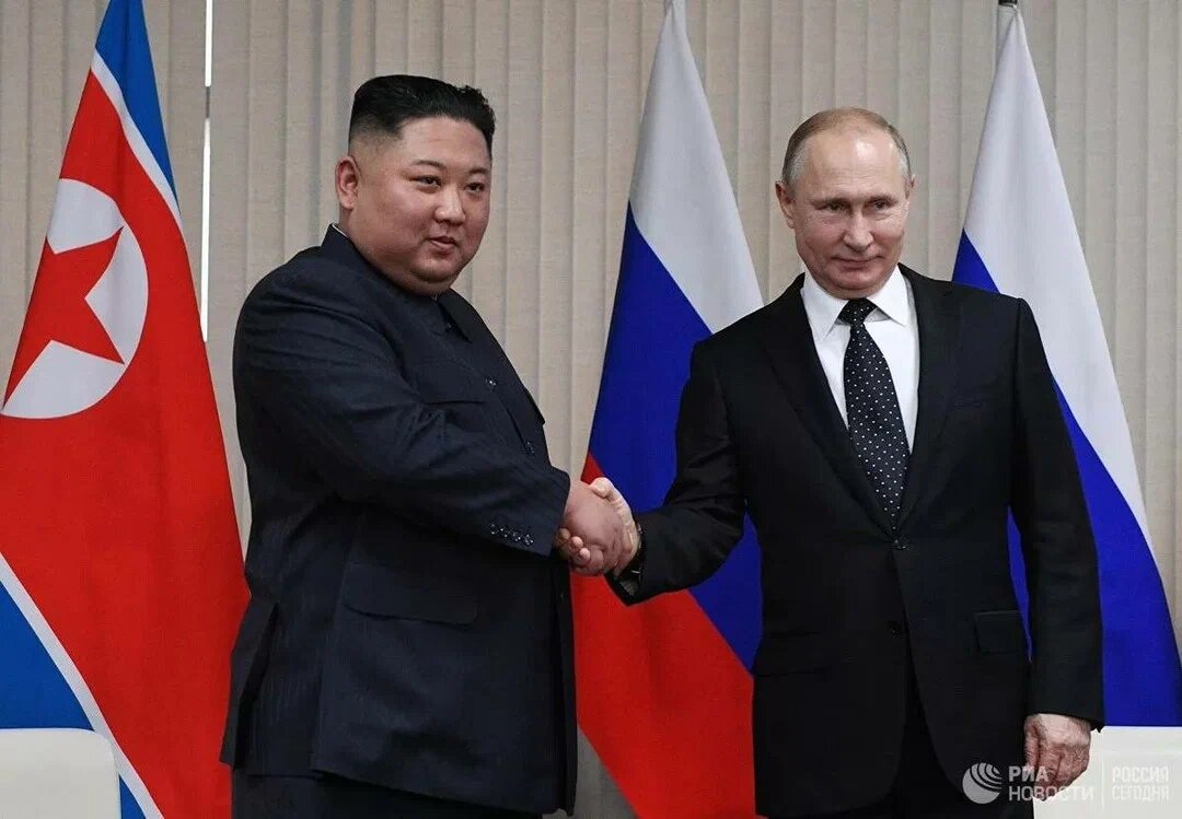КНДР, Россия, Владимир Путин, Ким Чен Ын, Политика, Спецоперация, Санкции