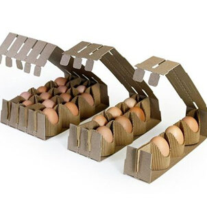 Упаковка с ячейками из гофрокартона