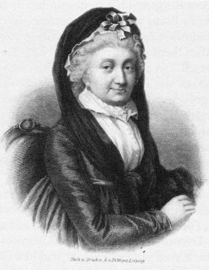 София Мария фон Фос. Автор: Stich und Druck von A. und Th. Weger, Leipzig