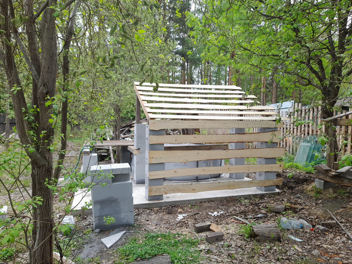 Навес бассейна 