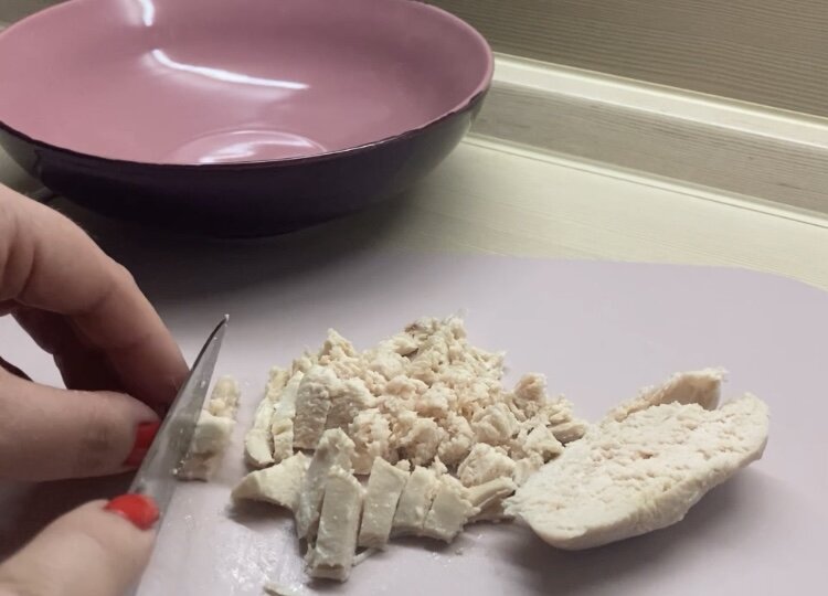 Курочку кубиками