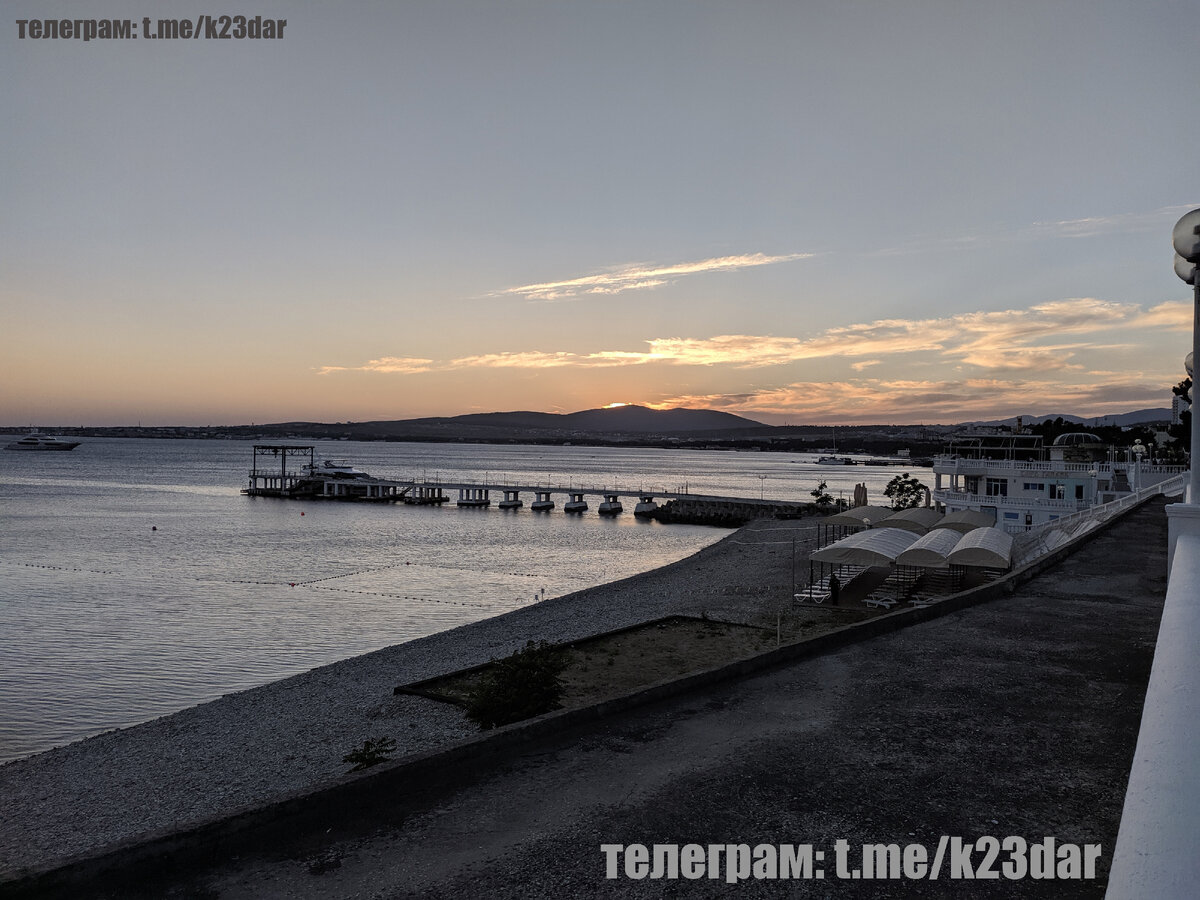 Пляжи в центре Геленджика.