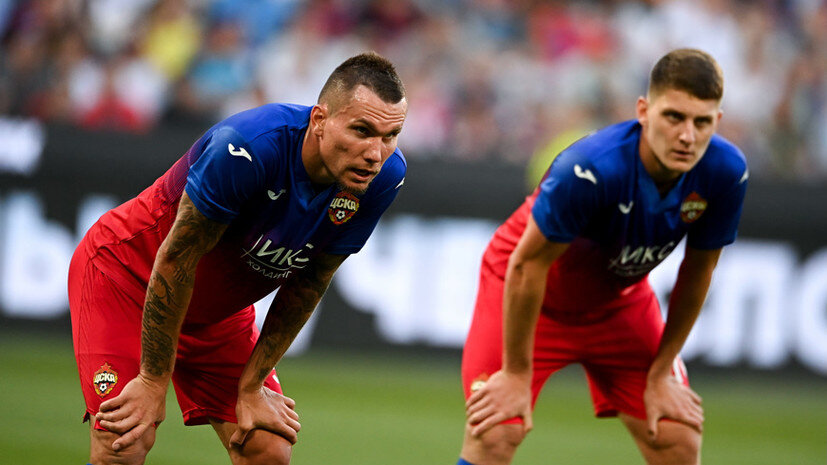     Футболисты ЦСКА Антон Заболотный и Игорь Дивеев РИА Новости Алексей Филиппов