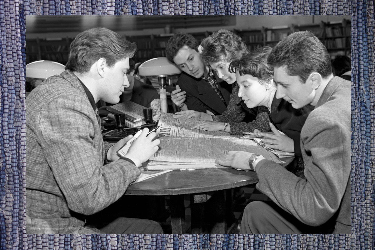 Студенты 60-х. Фото из открытых источников https://prorivists.org/additory/