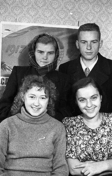 Групповой портрет. Сергей Васин, 1957 - 1958 год, МАММ/МДФ.