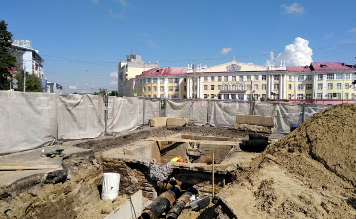    В Курске окончание реконструкции теплосетей на ул.Ленина перенесли на 30 октября