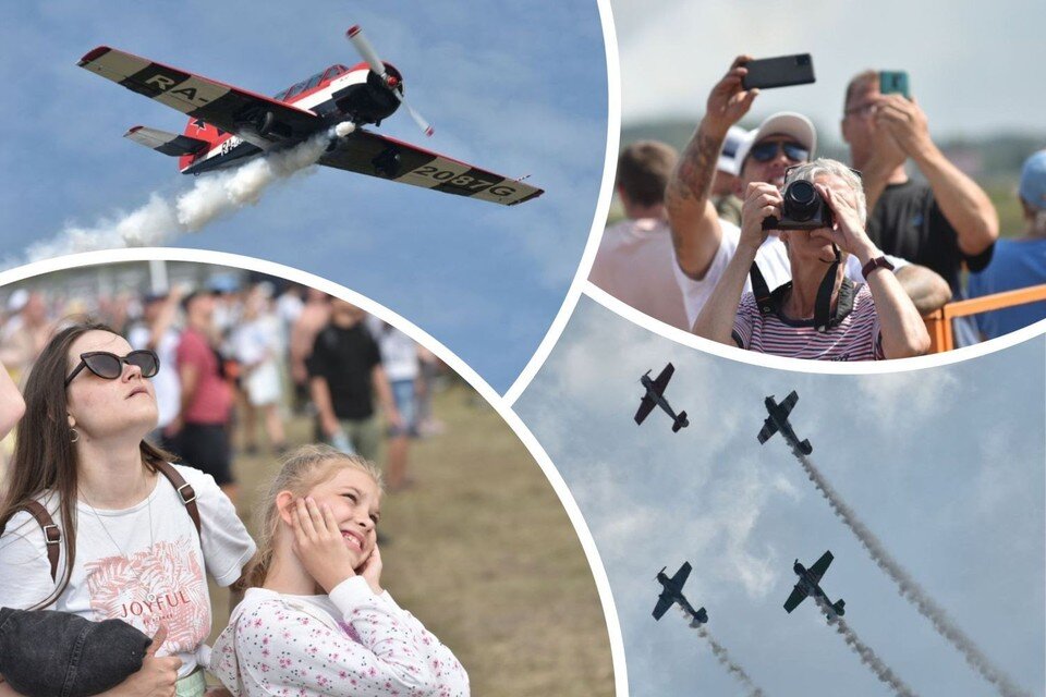     На авиафестиваль пришли более 100 тысяч зрителей. Екатерина КОМЯКОВА