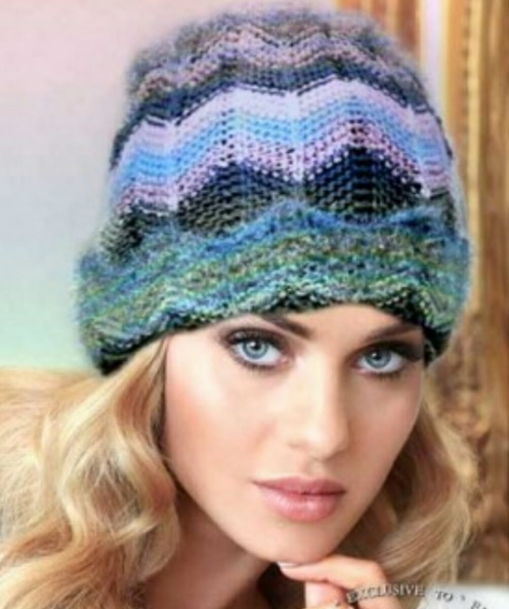 Шапка спицами. Фото из интернета.