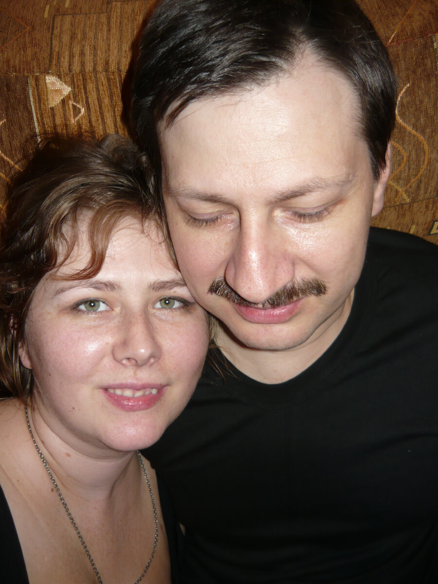 Фото из личного архива. Полина с мужем.