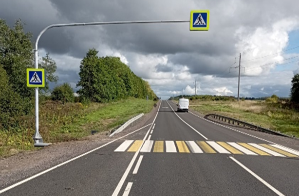 Автомобильная дорога А-120 «Санкт-Петербургское южное полукольцо» Кировск – Мга – Гатчина – Большая Ижора км 40+354 (лево) после