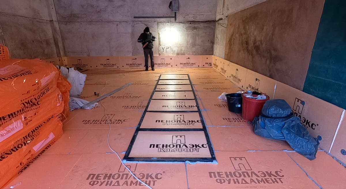 Крышку утеплил достаточно быстро