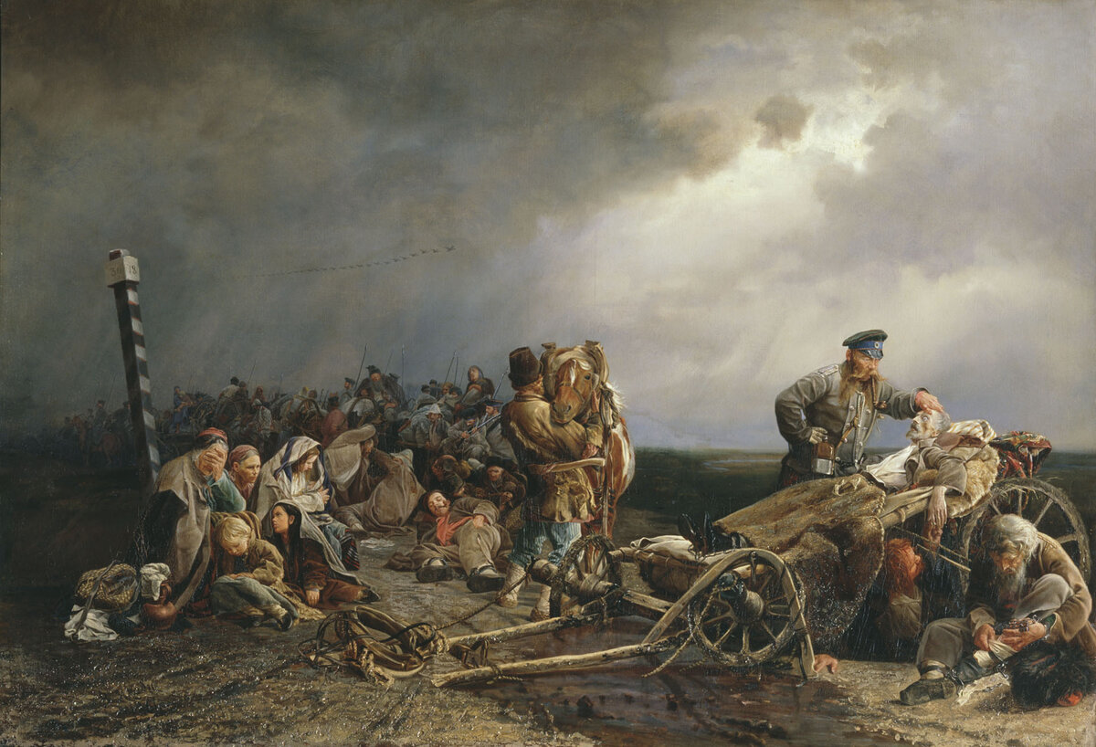 В.И. Якоби "Привал арестантов". 1861 ТГТ.