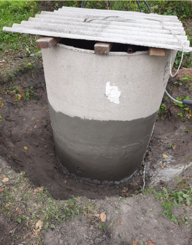 Первый слой гидроизоляции