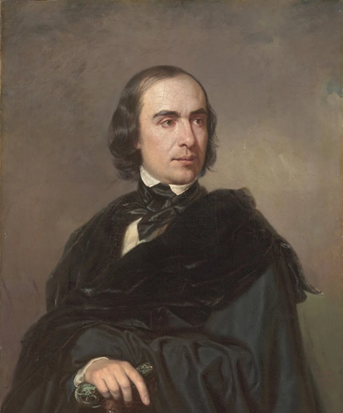 Тимофей Николаевич Грановский (1813-1855). Портрет П. З. Захарова-Чеченца (1816-1846), 1845 г.