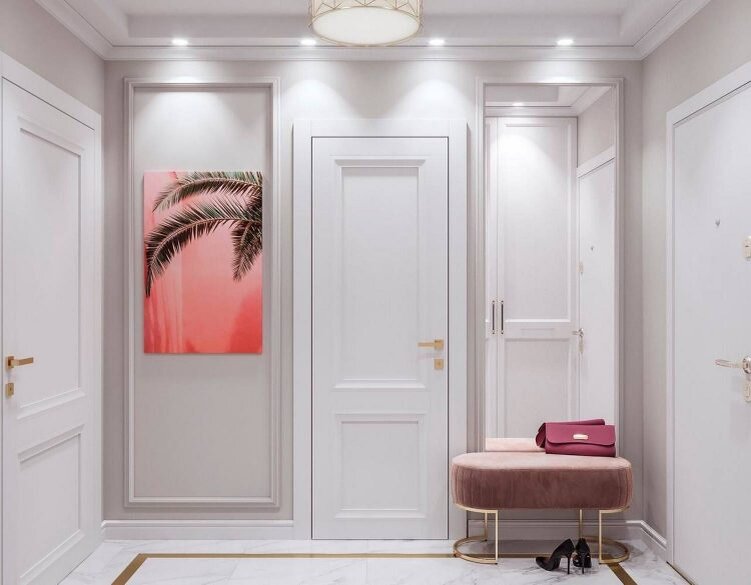 Нежно, воздушно и элегантно. Квартира в нейтральных оттенках с приятными, теплыми акцентами