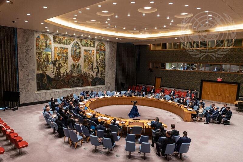    A wide view of the Security Council meeting on the United Nations Interim Administration Mission in Kosovo. pipiya