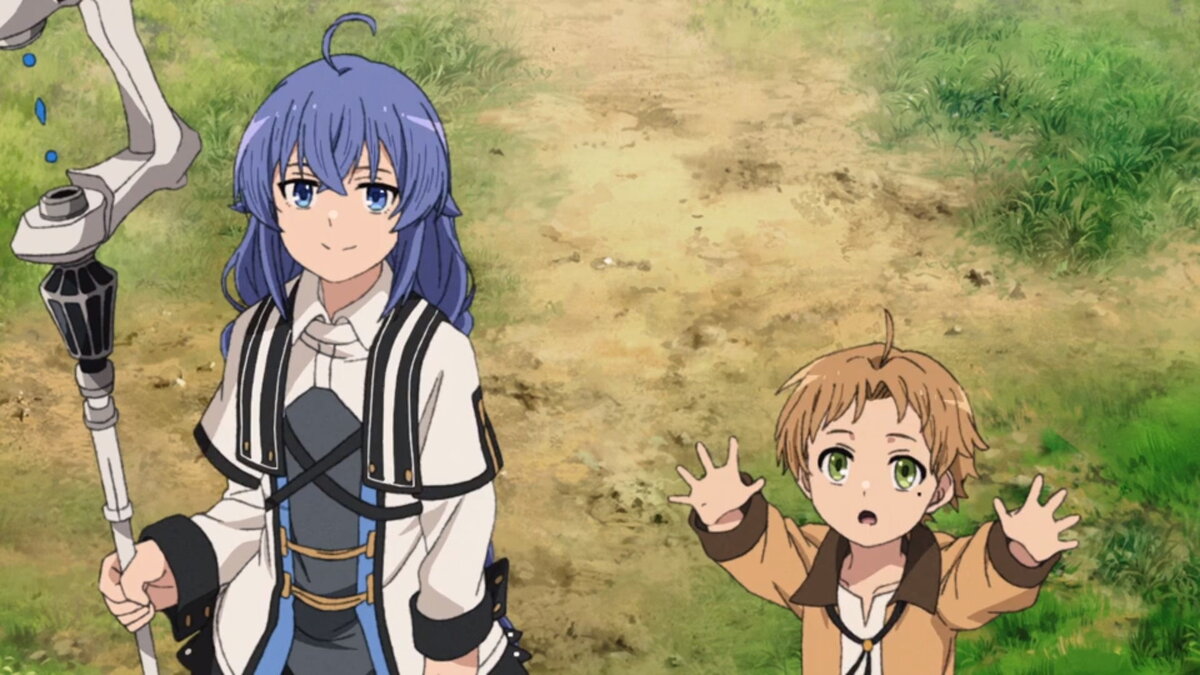 Рокси и Рудеус, родная деревня Рудеуса